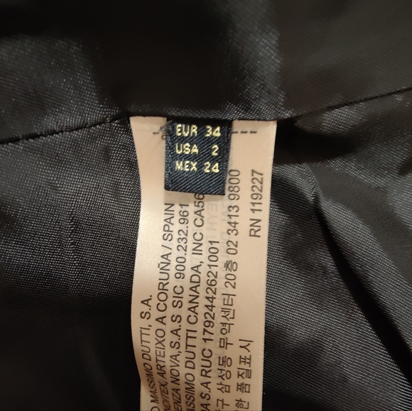 Massimo Dutti Women's Blazer Size 2 Maroon - Picture 6 of 6